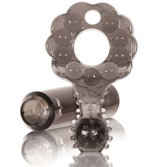 Zero Tolerance Crossbones Mighty Marble Single Bullet Smoke - Cock Rings
