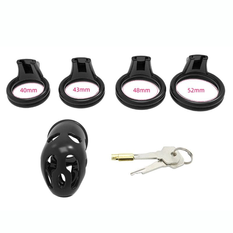 Curved Ghost Chastity Cage - - Male Chastity