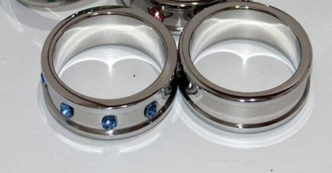 Deep Shallow Cock Ring 55mm Diamond - Cock Rings