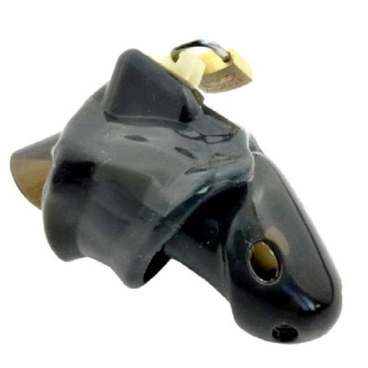 Dick Cage Silicone Chastity Device Black - Male Chastity