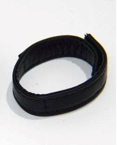 Discreet Romance Leather Cock Ring - Cock Rings