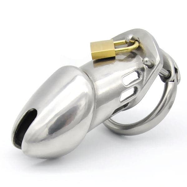 Double Barrel Silverado Male Chastity Device - - Male Chastity