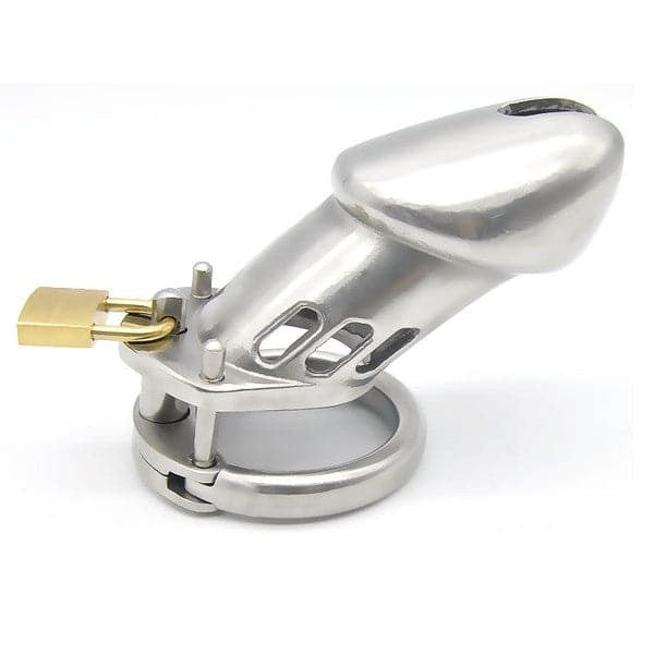 Double Barrel Silverado Male Chastity Device - - Male Chastity