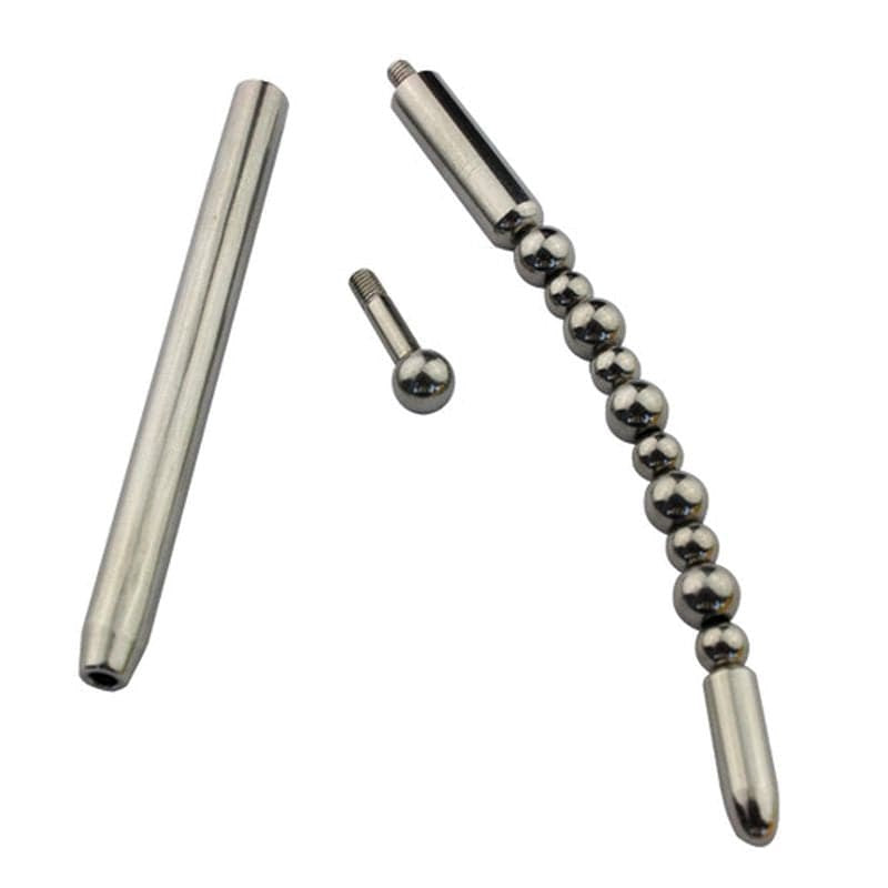 Double Ended Flexible Balls Penis Plug - - Penis Plugs