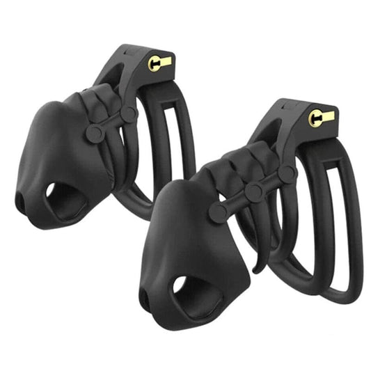 Double Ring Dinosaur Chastity Cage - Male Chastity
