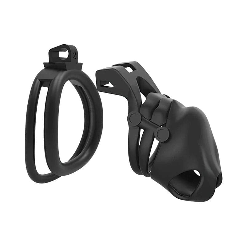 Double Ring Dinosaur Chastity Cage - - Male Chastity