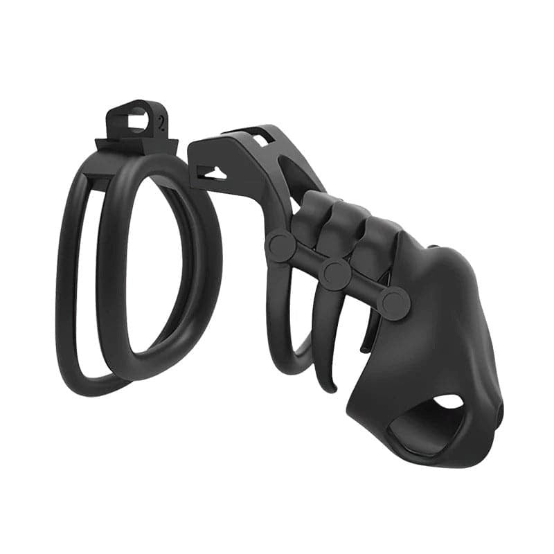 Double Ring Dinosaur Chastity Cage - - Male Chastity