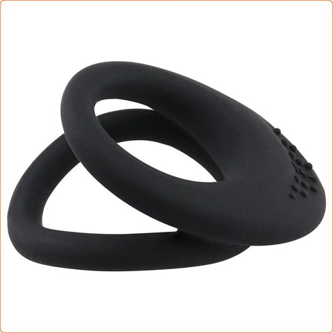 Dual Penis Ring For Men - Ball and Cock Toys