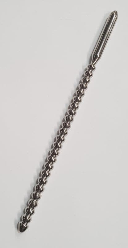Duke Ribbed Steel Uretheral Sound - Penis Plugs