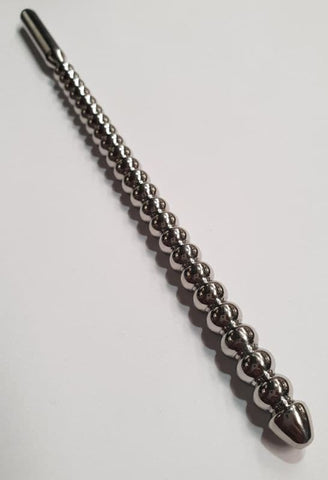 Duke Ribbed Steel Uretheral Sound - Penis Plugs
