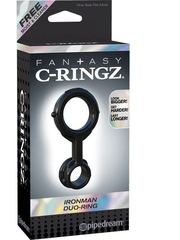 Pipedream Fantasy C-Ringz Ironman Duo Stretchy Cock Ring - Cock Rings