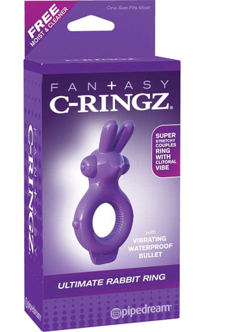 Pipedream Fantasy C-Ringz Ultimate Rabbit Ear Cock Ring - Vibrating Cock Rings