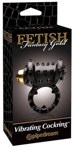Pipedream Fetish Fantasy Gold Vibrating Cock Ring - Vibrating Cock Rings