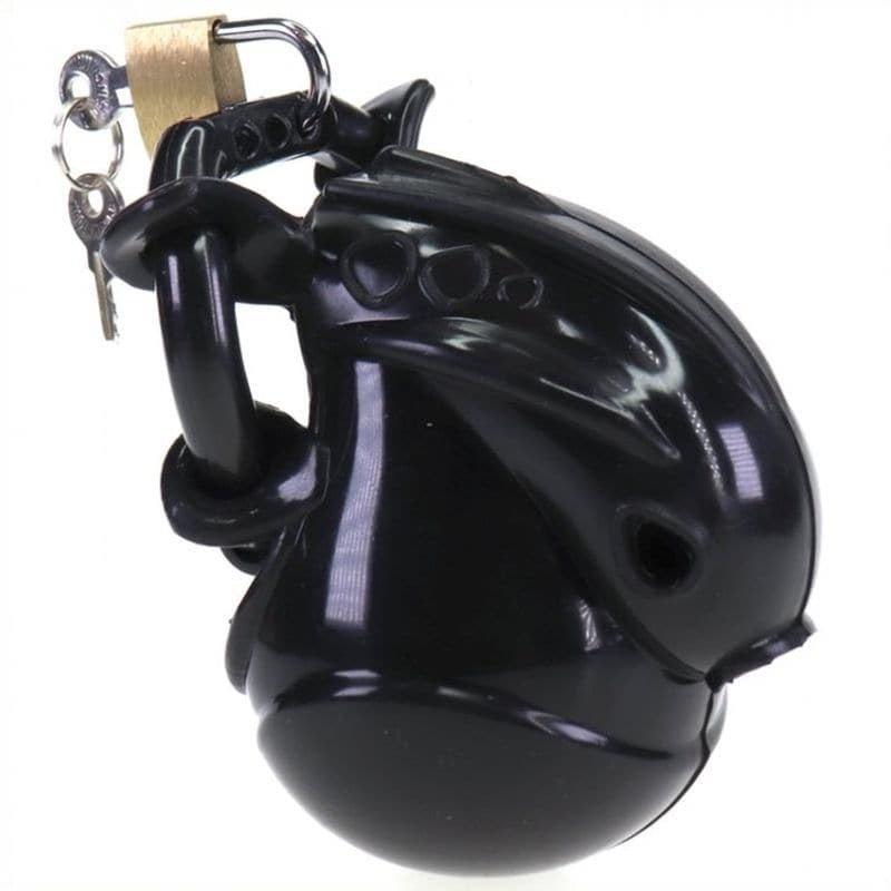 Full Egg Locker Male Chastity Cage - - Male Chastity