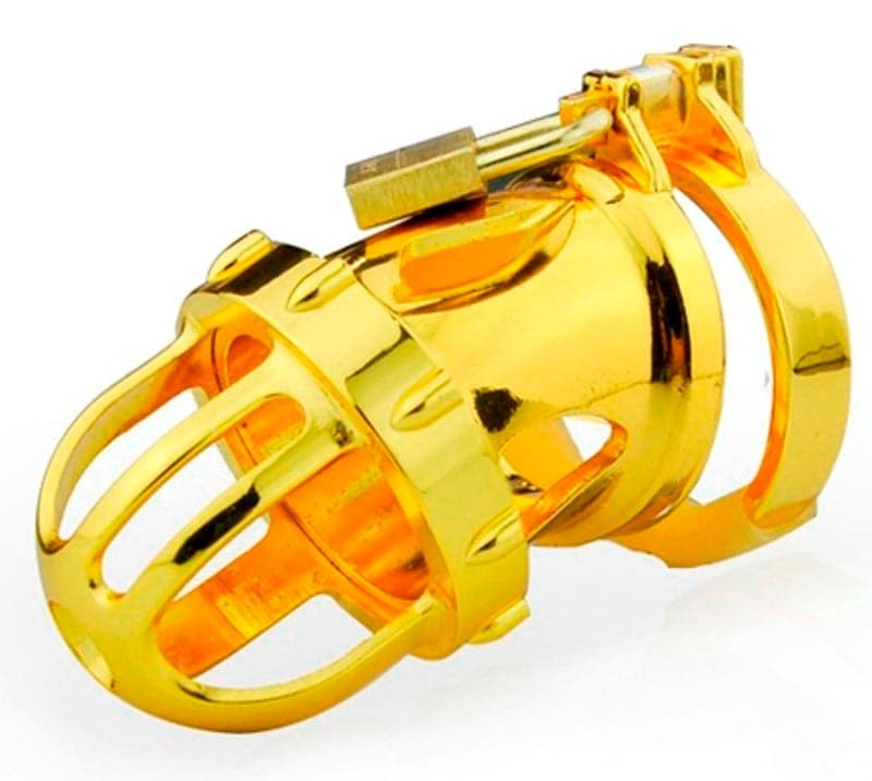 Gold Kinger Male Chastity Device - - Male Chastity