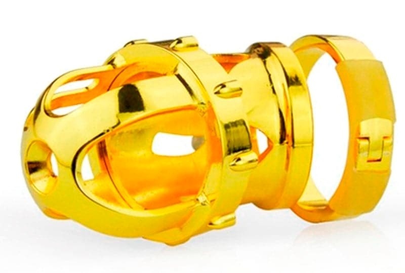 Gold Kinger Male Chastity Device - - Male Chastity