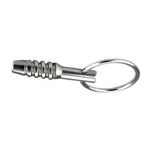 Hollow Cum Through Screwed in Urethral Sound Penis Plug - Penis Plugs