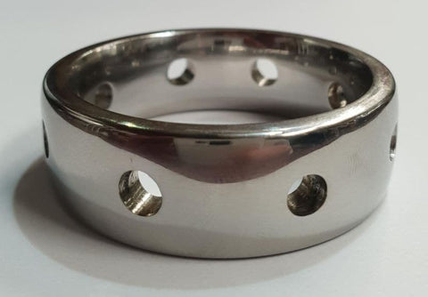 Hot & Cold Metal Cock Ring 15mm - Cock Rings