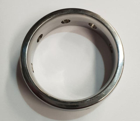 Hot & Cold Metal Cock Ring 15mm - Cock Rings