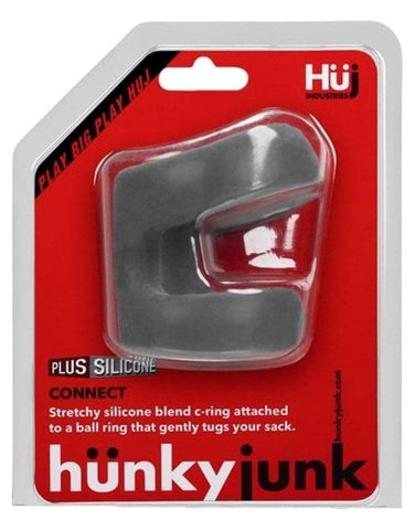 Hunkyjunk CONNECT C-Ring/Ball Tugger - Cock Rings