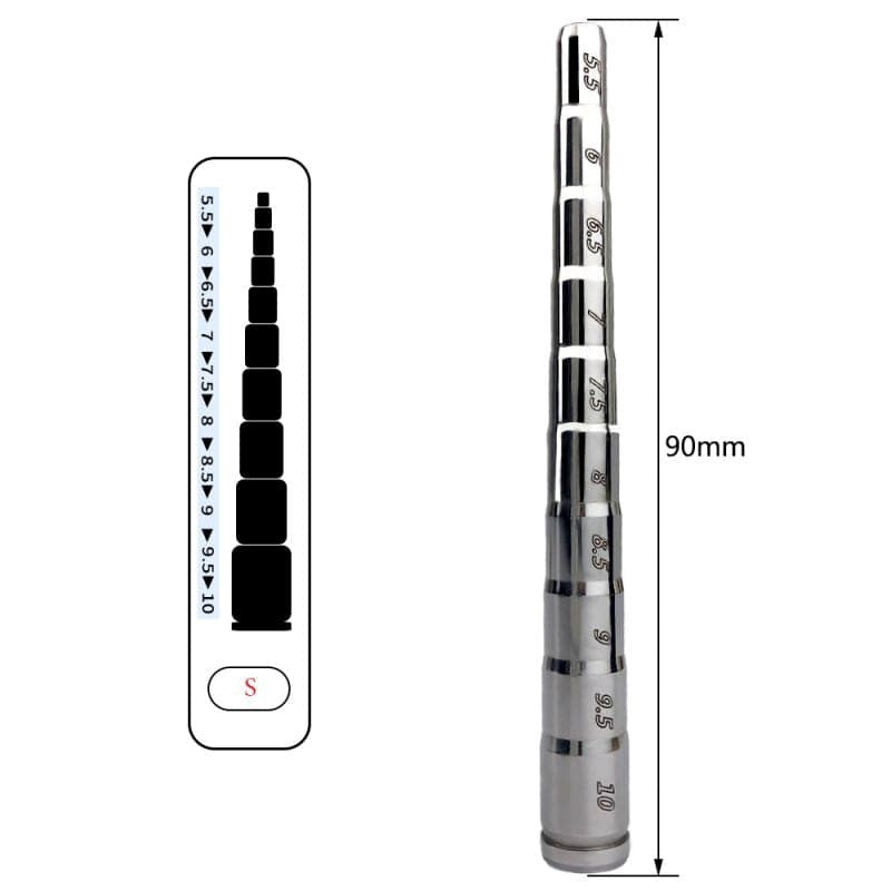 Incremental Penis Plug with Scale - - Penis Plugs