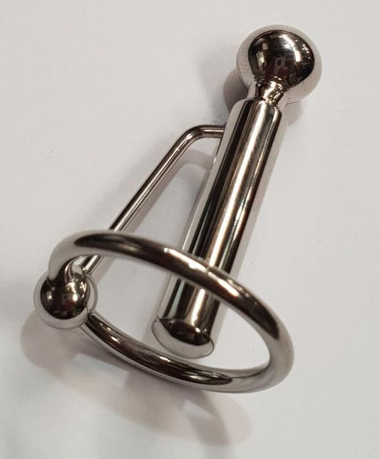 Jezebel Penis Plug With Glans Ring - Penis Plugs