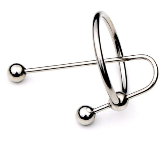 JustSteel Urethra Clip with Glans Ring - Penis Plugs