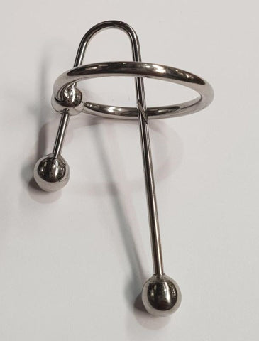 JustSteel Urethra Clip with Glans Ring - Penis Plugs