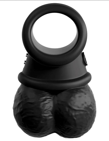 King Cock Elite The Crown Jewels Vibrating Silicone Balls - Ball and Cock Toys