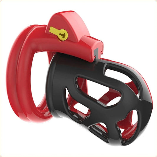 La Color Rounded Male Cock Cuff Chastity Cage - Male Chastity