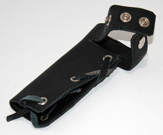 Lace Up Leather Cock Sheath - Cock Rings