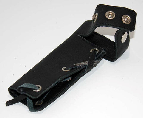 Lace Up Leather Cock Sheath - Cock Rings