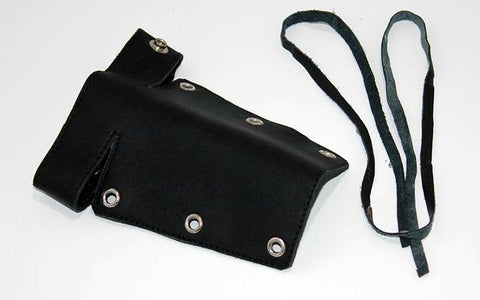 Lace Up Leather Cock Sheath - Cock Rings