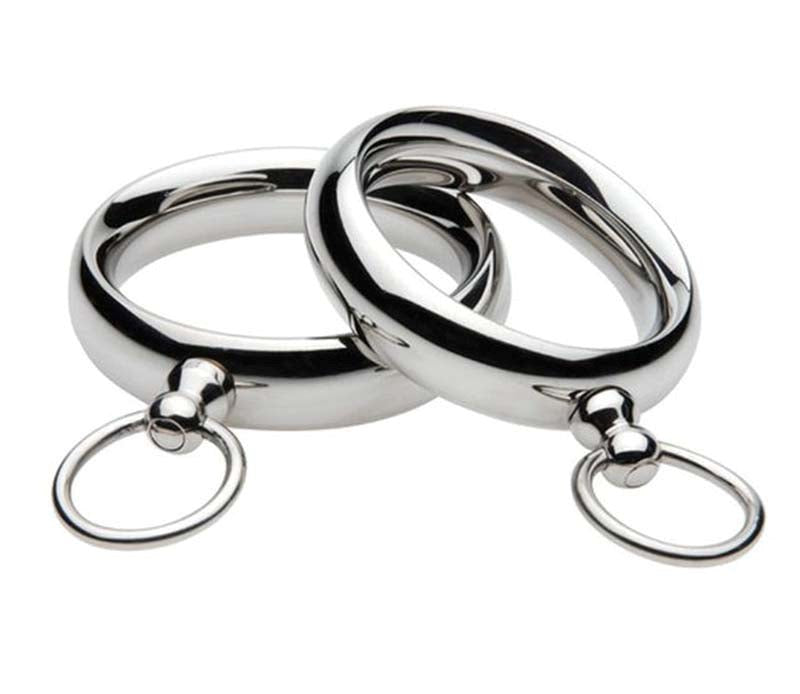 Lead Me Stainless Steel Cock Ring - - Steel Cock Rings