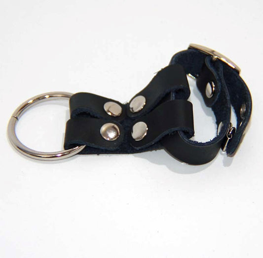 Leather and Metal Cock Ring - Cock Rings