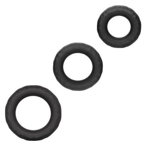 Link Up Ultra-Soft Supreme Stretchy Cock Ring Set - Ball and Cock Toys