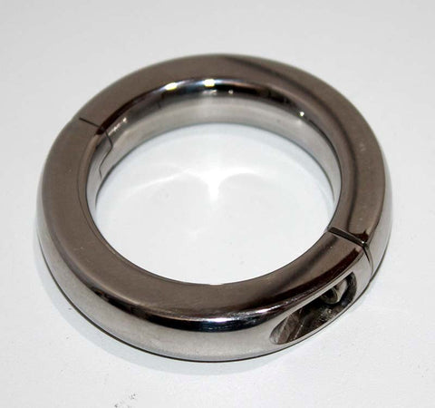 Loopy Smooth Steel Cock Ring - Cock Rings