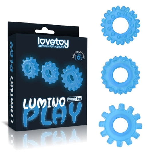 Lumino Play Glow Cock Ring Sets - Cock Ring Sets