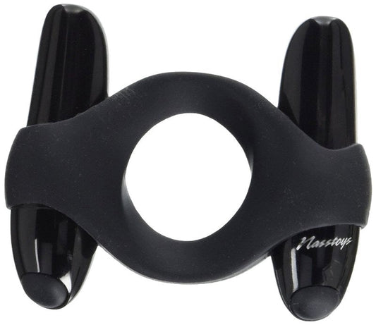 Nasstoys Dual Power Cock Ring - Silicone Vibrations for Opulent Stamina - Cock Rings