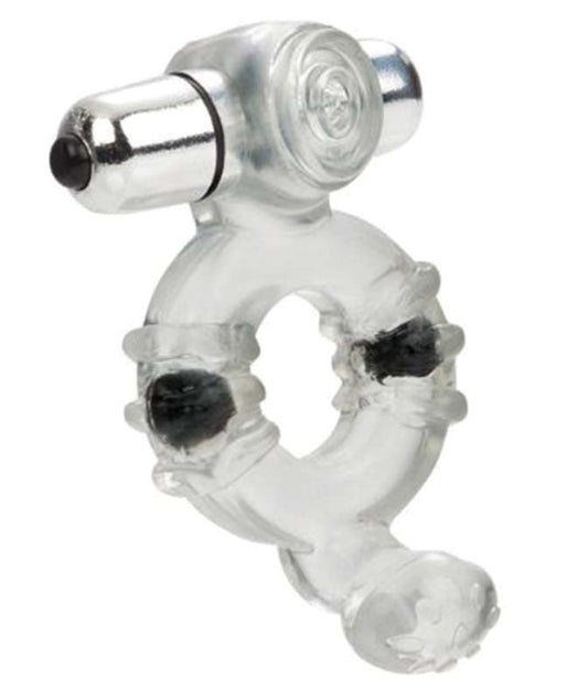 CalExotics Magnetic Power Pleasure Rider Ring - Cock Rings
