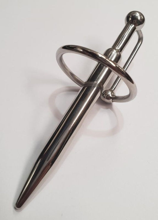 Neat Tube Cock Plug With Glans Ring & Ball - Penis Plugs