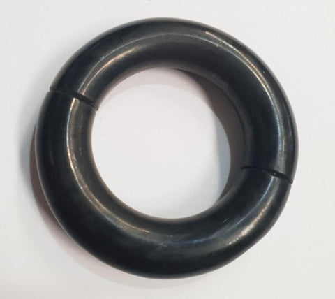 Oval Ball Stretcher Black Metal - Cock Rings