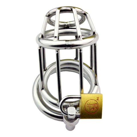 Penal Colony Locking Cock Cage - Male Chastity