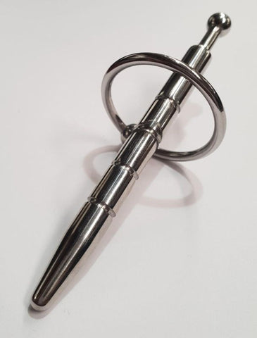 Penis Plug with Glans Ring Ribbed - Penis Plugs