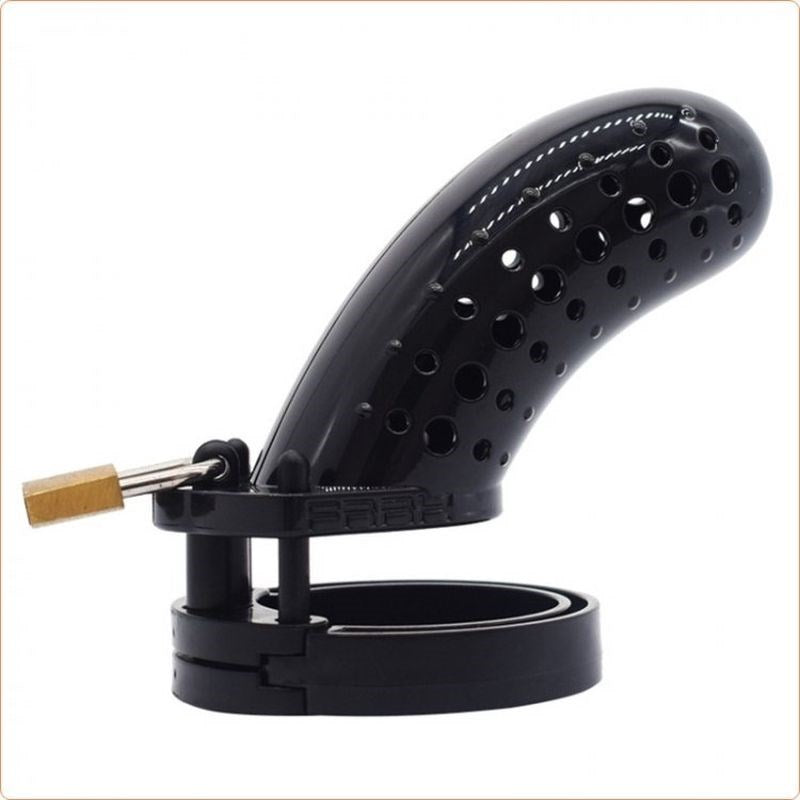 Perforated Silicone Cock Cage - - Male Chastity