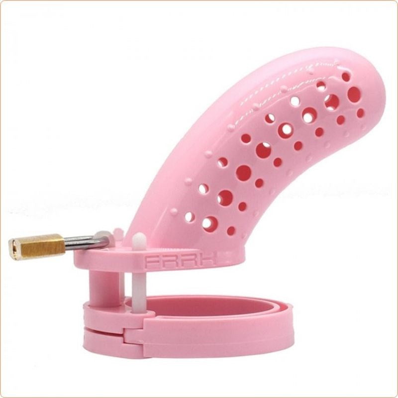 Perforated Silicone Cock Cage - - Male Chastity