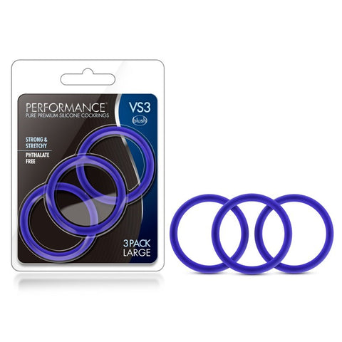 Performance VS3 Pure Premium Silicone Cock Rings Large - Cock Rings