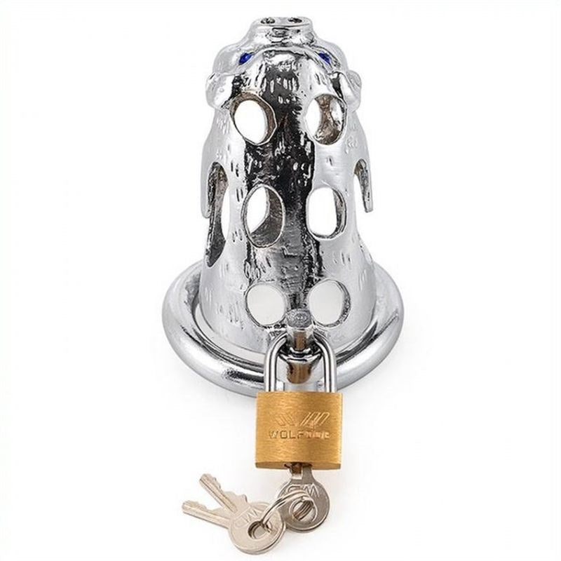 Pig Cock Cage Steel - - Male Chastity