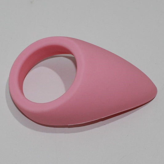 Pink Silicone Tear Drop Cock Ring - Cock Rings