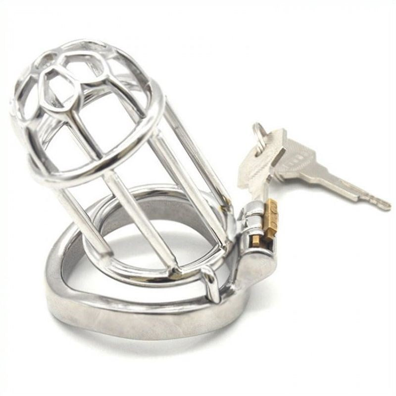 Plum Blossom Bend Ring Chastity Device - - Male Chastity